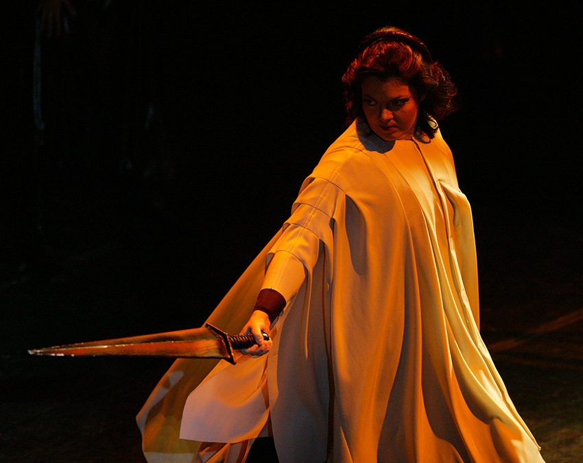 As Fenena in Nabucco.  Photo by Damir Yusupov.