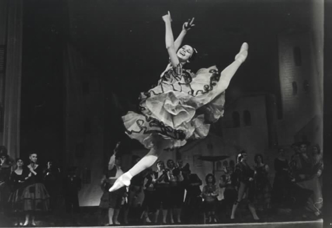 As Kitri in Don Quixote.