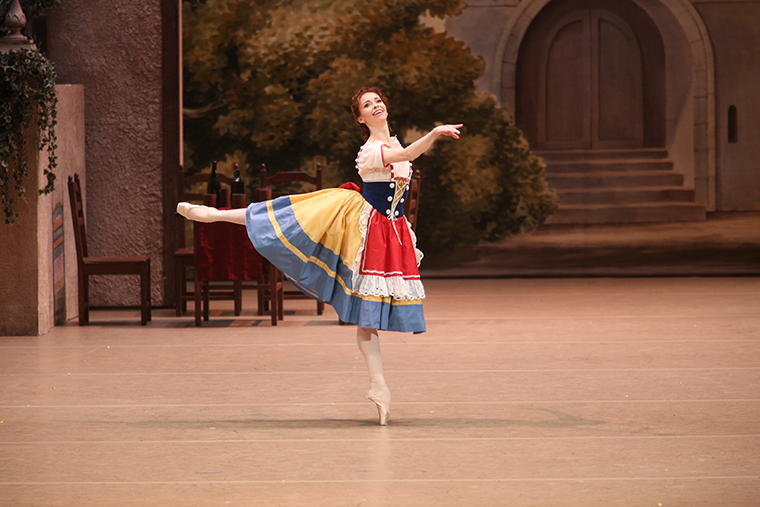 Ekaterina Krysanova as Swanilda. Photo by Elena Fetisova.