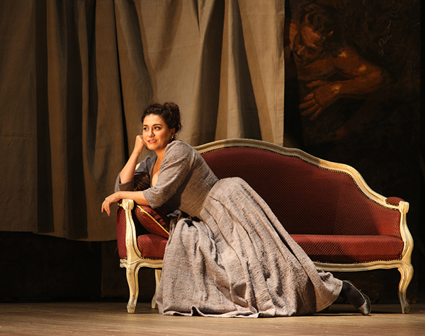 As Despina in Così fan tutte. Photo by Elena Fetisova.