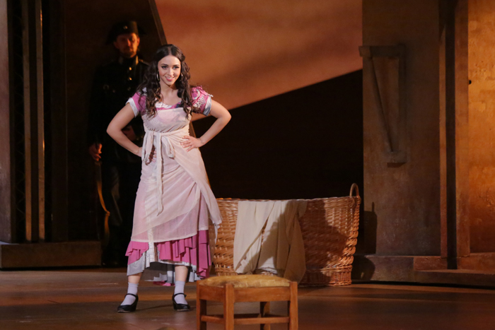 Yulia Mazurova as Carmen.<br/>Photo by Damir Yusupov.