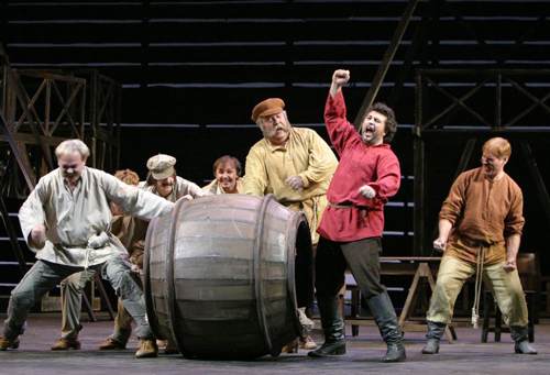 As Sergei in The Lady Macbeth of Mtsensk.Photo by Damir Yusupov.