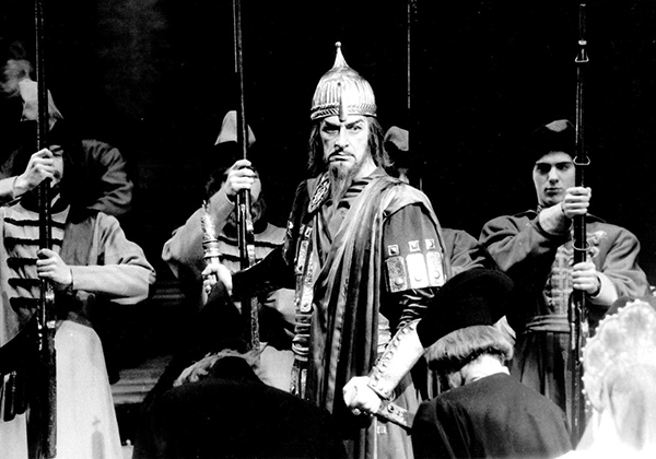 As Ivan the Terrible in The Maid of Pskov. Photo by N. Antipov (from the theatre`s museum).