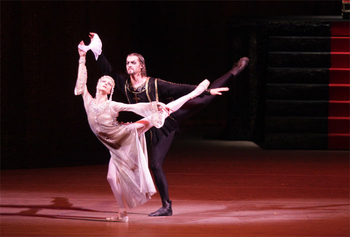 In the title part in Ivan the Terrible. Nina Kaptsova as Anastasia.Photo by Damir Yusupov.