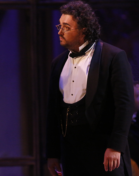 As Gastone in La Traviata. Photo by Damir Yusupov.