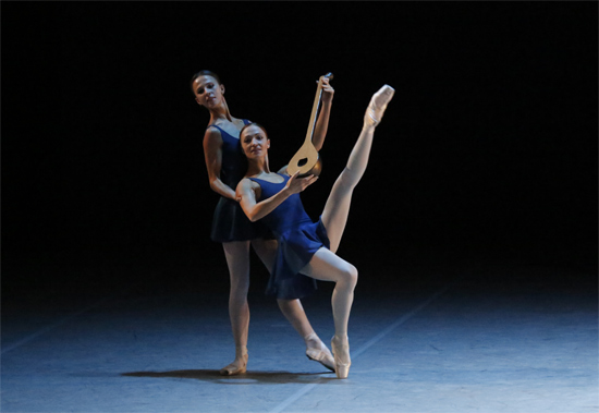 As Nymph in Apollon Musagète. With Svetlana Pavlova. Photo by Damir Yusupov.