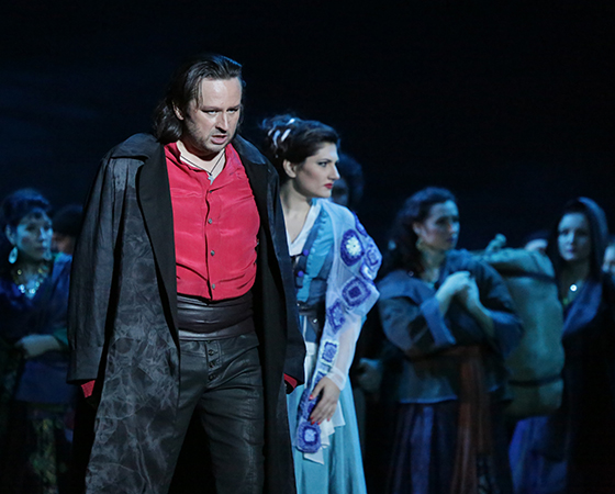 As Don Jose in Carmen. Dinara Alieva as Micaela.  Photo by Damir Yusupov.