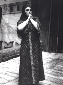 As Marfa in «Khovanshchina». Photo from the Bolshoi Theatre museum.