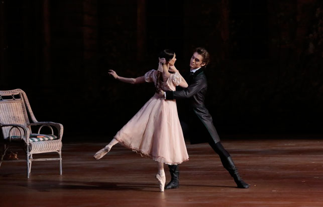 In the title part in Onegin. Anastasia Goryacheva as Tatiana. Photo by Damir Yusupov.