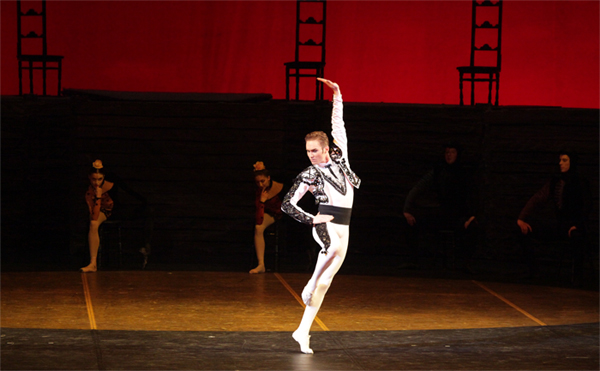 In the part of Torero in Carmen-Suita. Photo by Damir Yusupov.