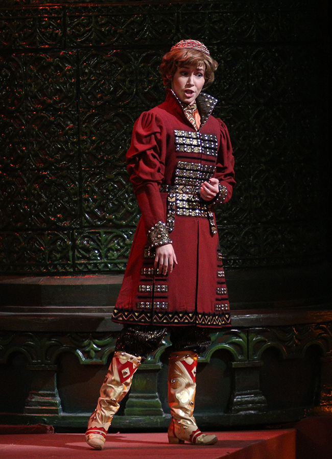 As Fyodor in Boris Godunov. Photo by Elena Fetisova.