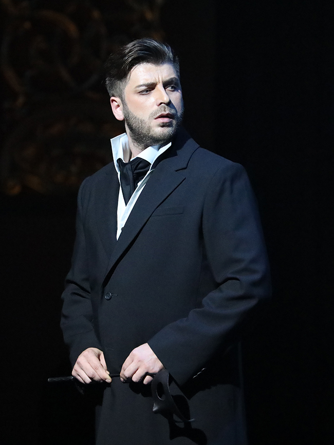 As Prince Yeletsky in The Queen of Spades  (Rimas Tuminas’ production). Photo by Damir Yusupov.