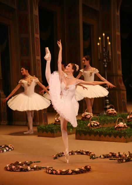 "Le Jardin Anime" Scene.<br/>Svetlana Zakharova as Medora.<br/>Photo by Andrei Melanyin.