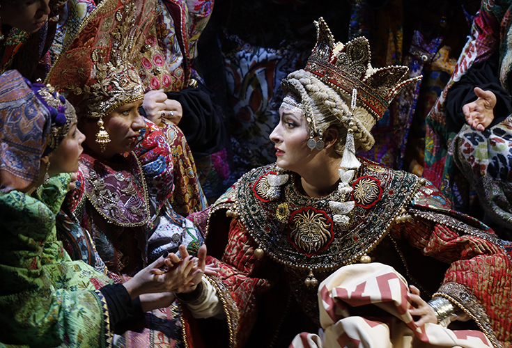 Olga Seliverstova as Tsaritsa Militrisa.<br/>  Photo by Damir Yusupov.  