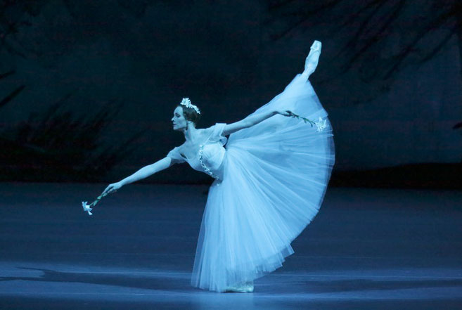 As Myrthe in Giselle. Photo by Damir Yusupov.