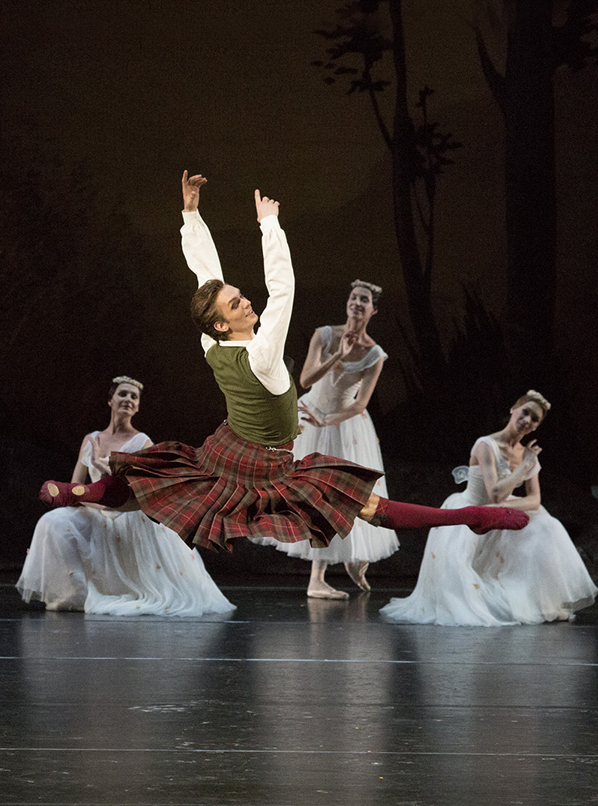 As James in La Silphide.Photo by Damir Yusupov.