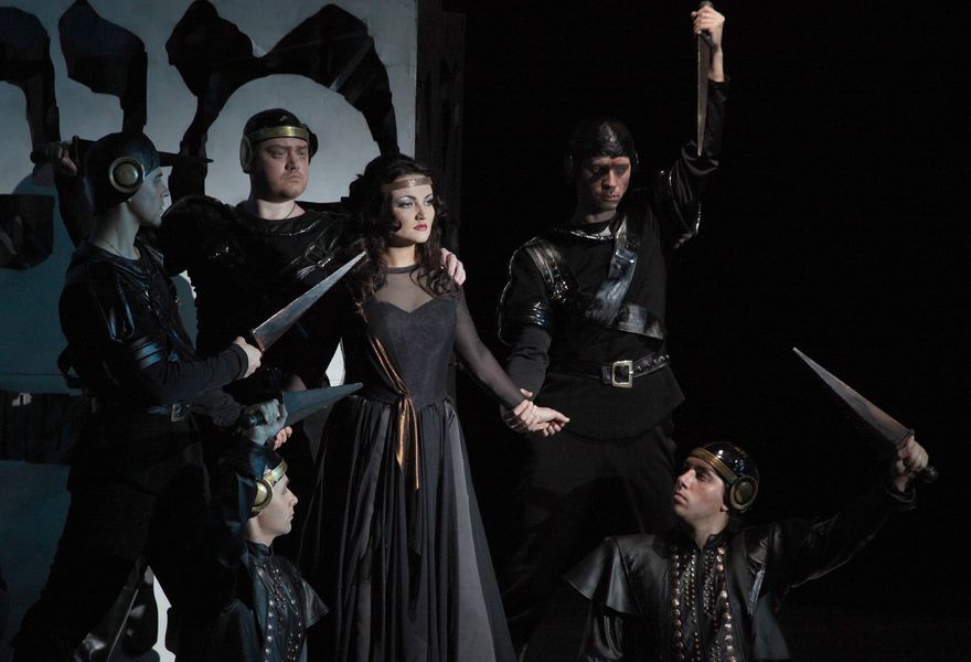 As Fenena in Nabucco. Photo by Damir Yusupov.