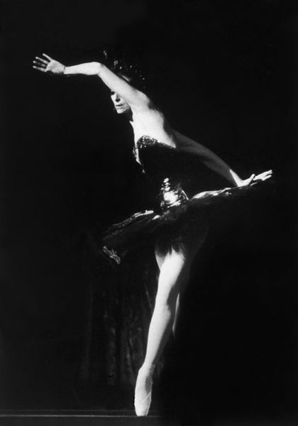 As Odile in Swan Lake. Photo from M. Plisetskaya archive.