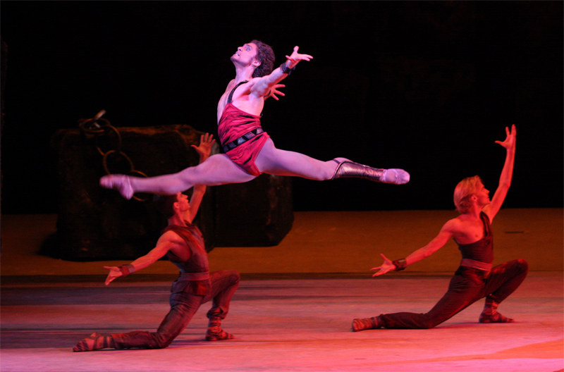 Ivan Vasiliev as Spartacus. Photo by Elena Fetisova.