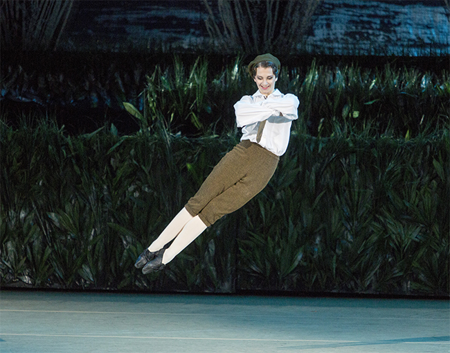 As ballerina in The Bright Stream. Photo by Elena Fetisova.