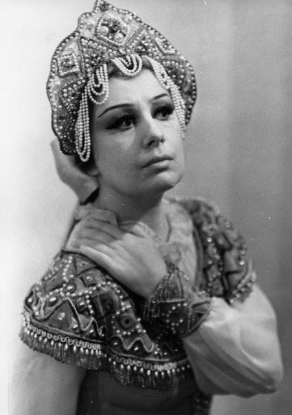 As Lyubasha in The Tsar's Bride.Photo from the artist's archive.