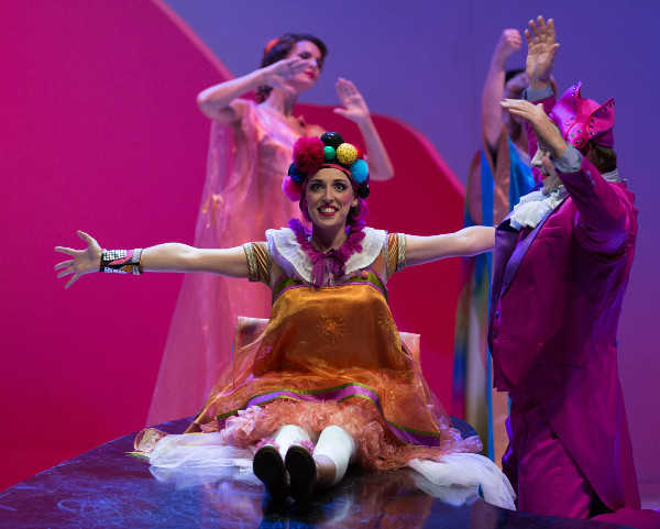 As Zerbinetta in Ariadne auf Naxos.  Photo by Vladimir Mayorov.