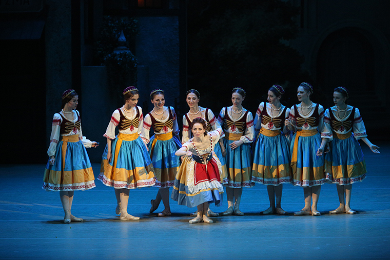 Ekaterina Krysanova as Swanilda. Photo by Elena Fetisova.