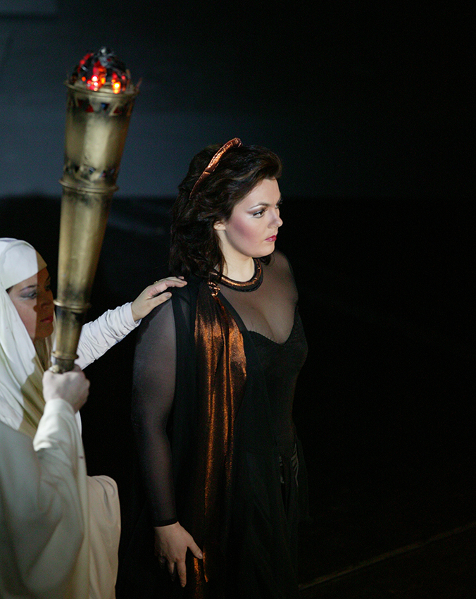 As Fenena in Nabucco.  Photo by Damir Yusupov.