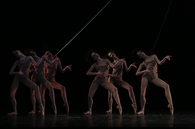 A scene from the performance. Photo by Damir Yusupov.