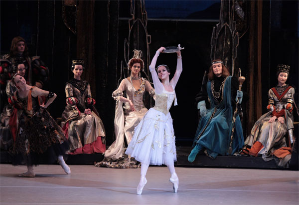 As Neapolitan bride in Swan Lake. Photo by Damir Yusupov.