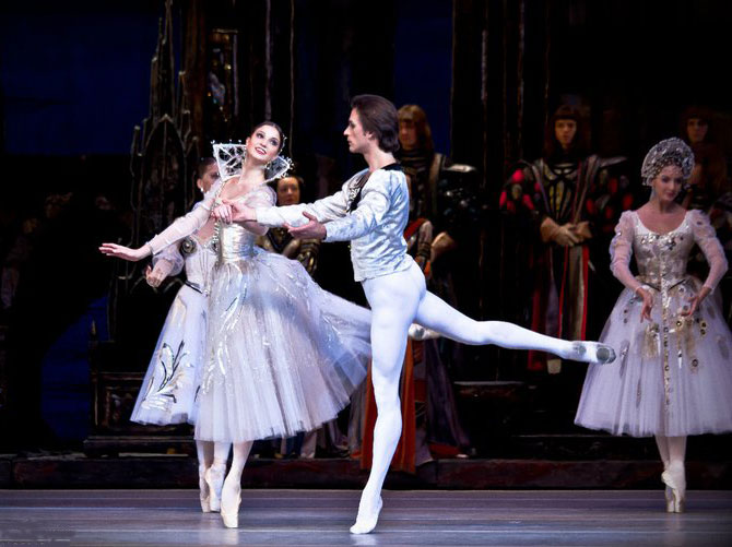 As Polish Bride in Swan Lake.Ruslan Skvortsov as Prince Siegfried. Photo by Irana Lepnyova.