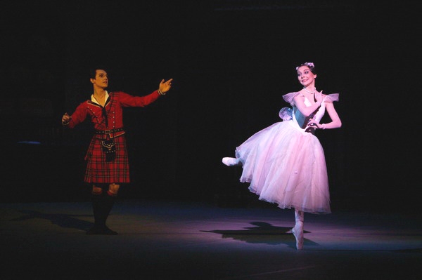 In the title part in La Sylphide. Andrei Bolotin as Colas. Photo by Damir Yusupov.