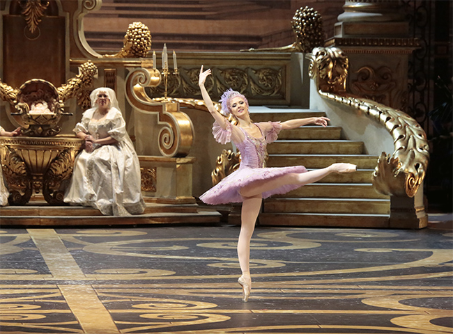 As Lilac Fairy in The Sleeping Beauty. Photo by Damir Yusupov.