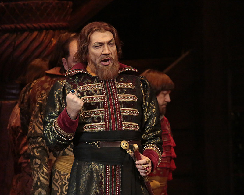 As Malyuta Skuratov in The Tsar’s Bride. Photo by Damir Yusupov.