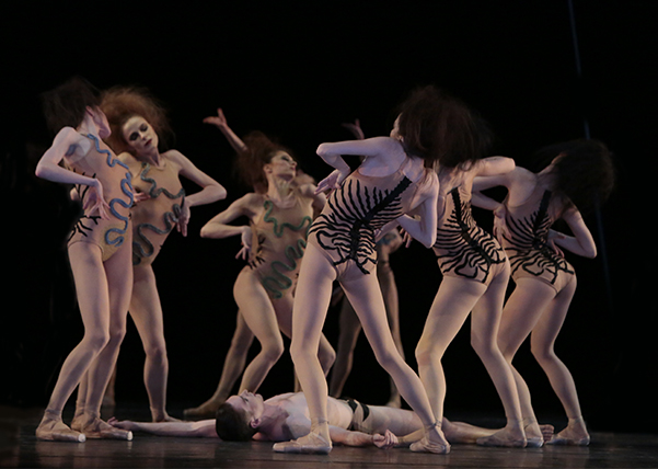 A scene from the performance. Photo by Damir Yusupov.