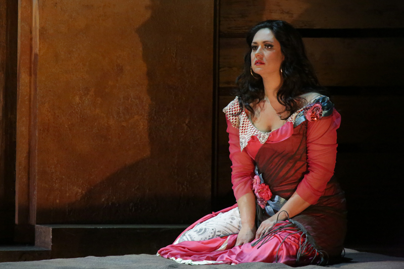 In the title role in Carmen.Photo by Damir Yusupov.