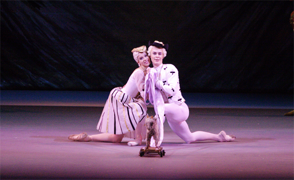 Daria Khokhlova &amp; Maxim Surov<br/> as Russian Dolls.<br/> Photo by Damir Yusupov.