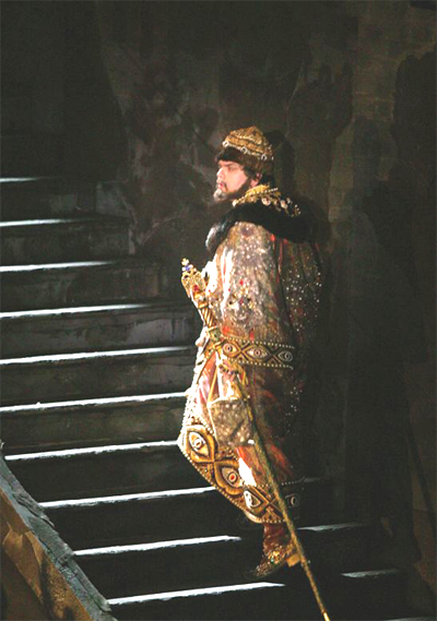 In the title part in Boris Godunov.(Alexander Sokurov production).Photo by Damir Yusupov.