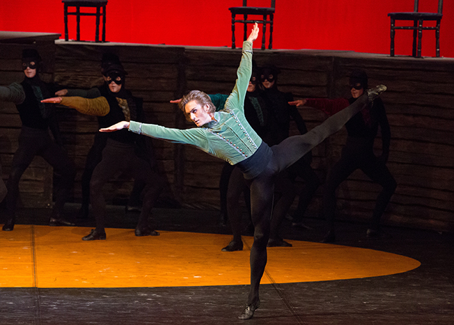 Denis Rodkin as Jose. Photo by Mikhail Logvinov.