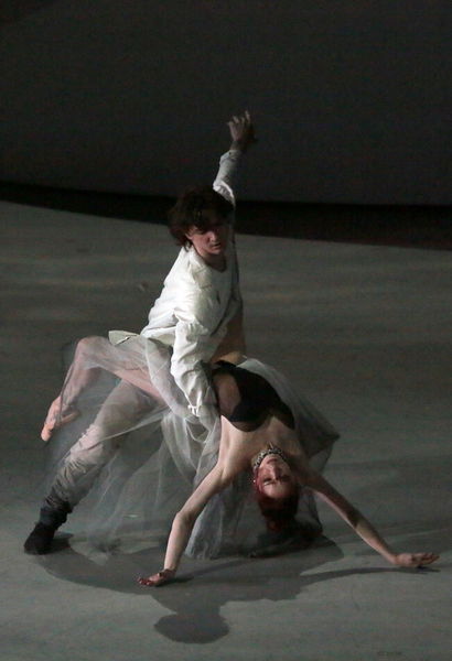 As Katharina in The Taming of the Shrew.Vladislav Lantratov as Petruchio.Photo by Damir Yusupov.