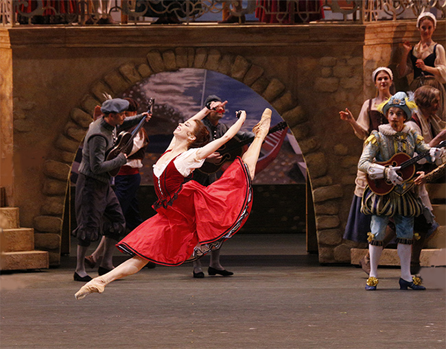 As Kitri in Don Quixote. Photo by Damir Yusupov.