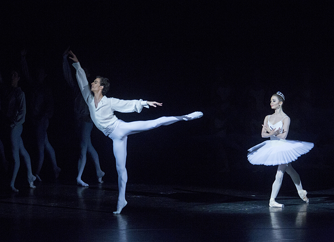 In Etudes. The leading part. With Evgenia Obraztsova. Photo by Elena Fetisova.