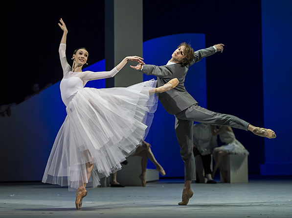 As Lucentio in The Taming of the Shrew. Olga Smirnova as Bianca. Photo by Alice Blangero.