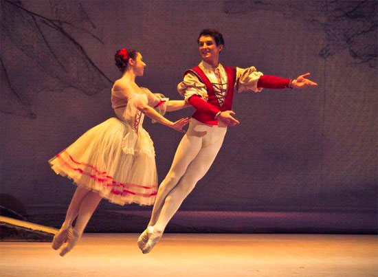 Giselle. Pas de deux. Opposite Andrei Bolotin. Photo by Irina Lepnova.