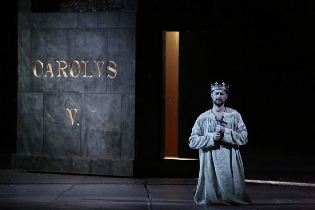 As a Monk in Don Carlo. Photo by Damir Yusupov.