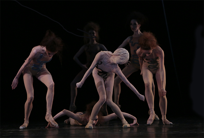 A scene from the performance. Photo by Damir Yusupov.