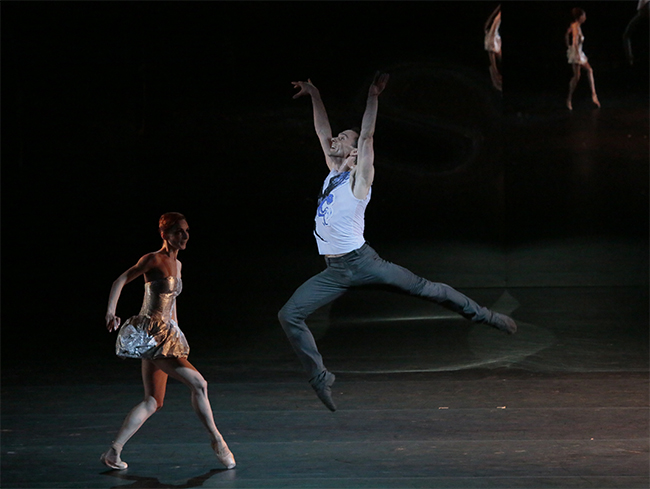 As The Fugitive in Ondine. Diana Kosyreva as Ondine. Photo by Damir Yusupov.