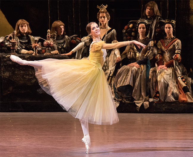 As Friend to Prince in Swan Lake. Photo by Mikhail Logvinov.