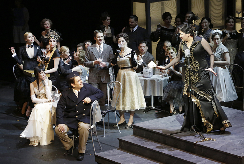 Giorgio Berrugi as Richard. <br/>Nadia Krasteva as Ulrica. <br/>Photo by Damir Yusupov.