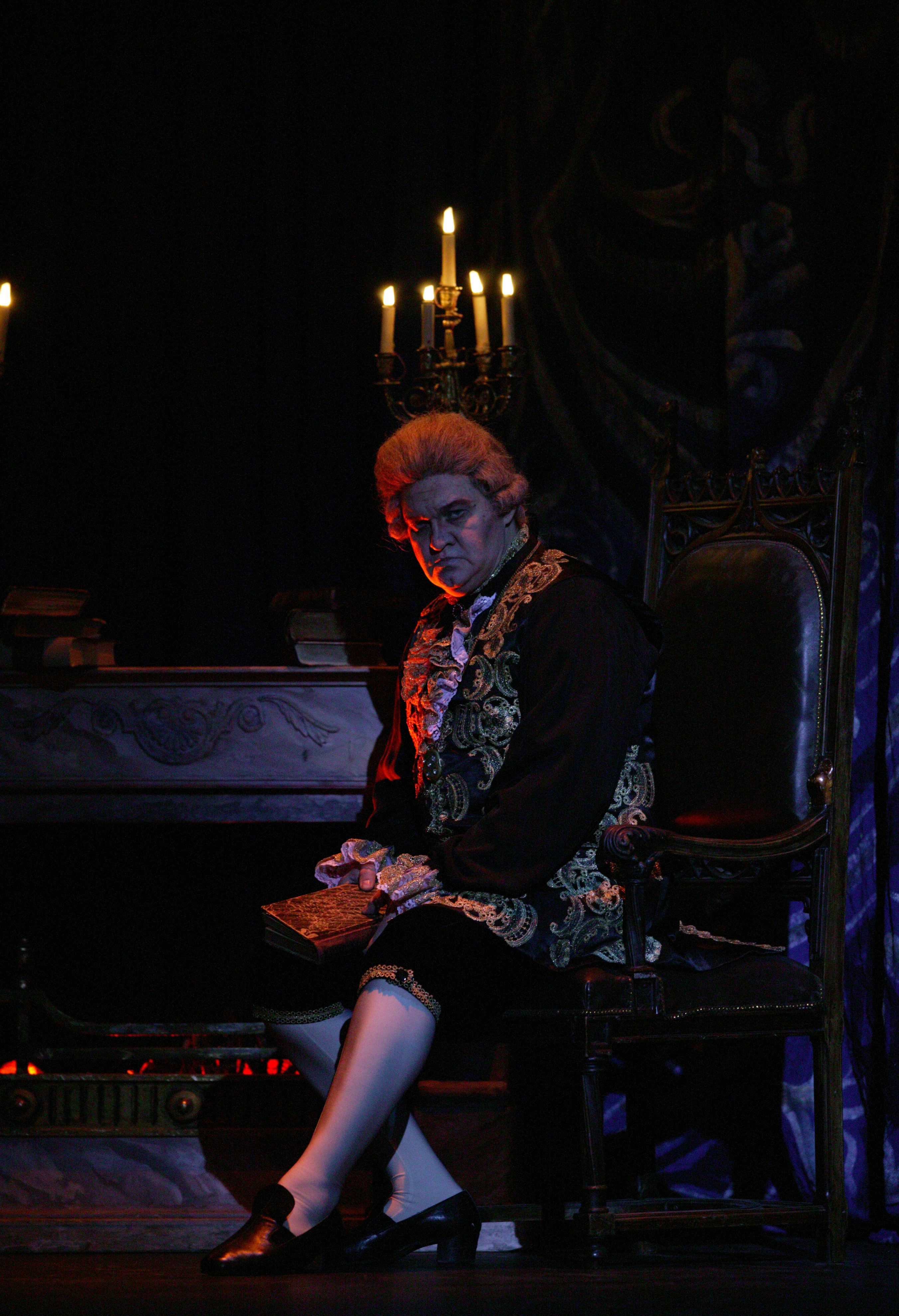 As Salieri in Mozart and Salieri. Photo by Damir Yusupov.